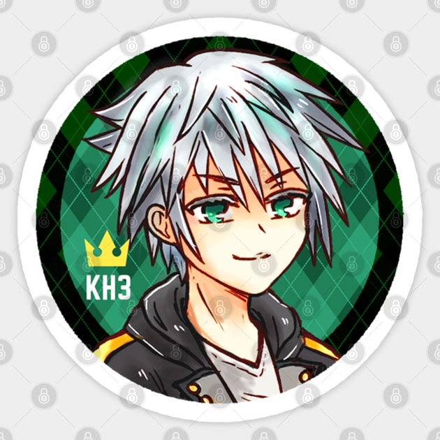 Kingdom Hearts 3 Riku Sticker by candypiggy